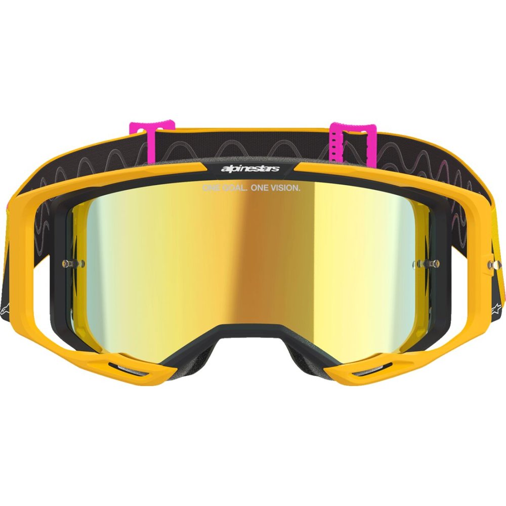 ALPINESTARS Vision 8 Corp Brille orange/gelb/pink verspiegelt-gold