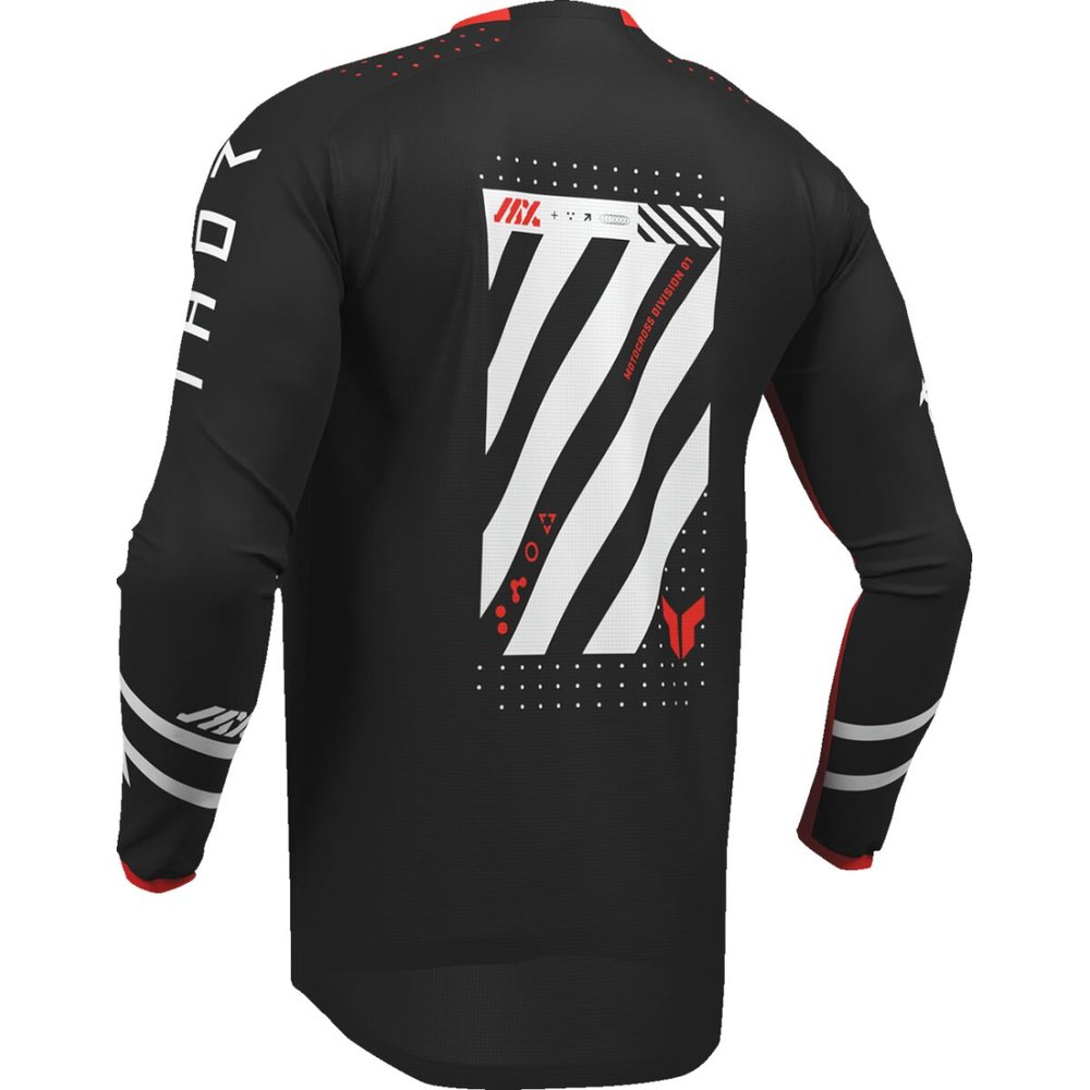 THOR Launchmode Futura Youth Kinder Jersey schwarz/rot
