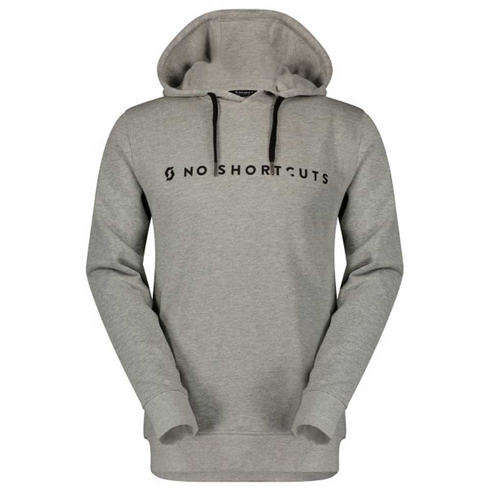 SCOTT  Hoody M's No Shortcuts LS grau melange
