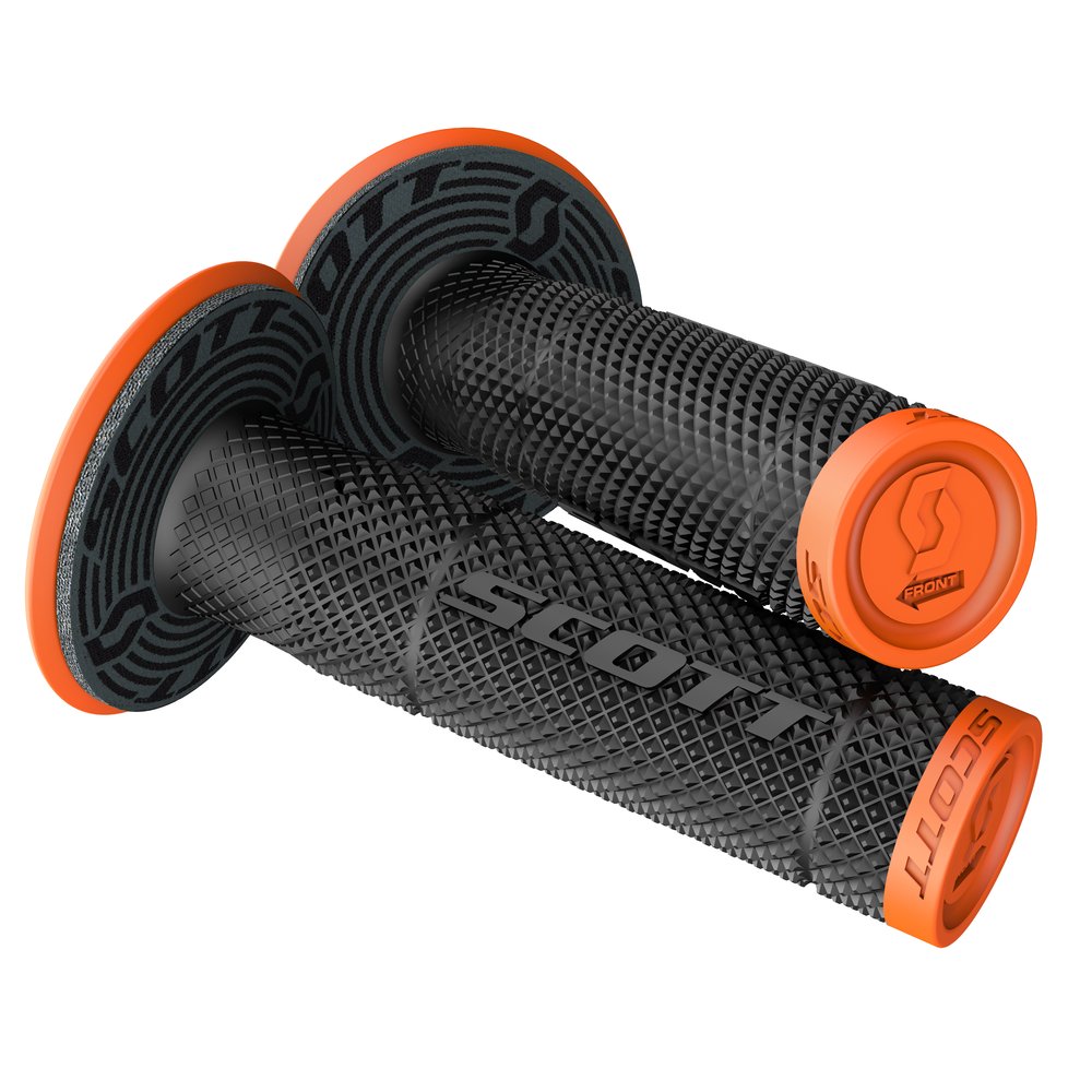 SCOTT SX II MX Griffe + Donuts neon orange schwarz SCOTT SX II MX Griffe + Donuts neon orange schwarz