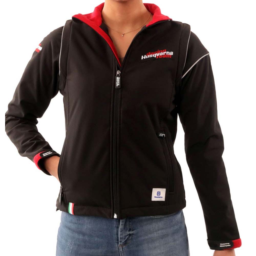 HUSQVARNA Team Frauen Softshelljacke schwarz