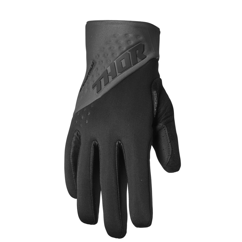 THOR Spectrum Cold Motocross Handschuhe schwarz grau THOR Spectrum Cold Motocross Handschuhe schwarz grau
