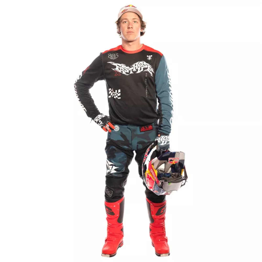 FASTHOUSE Grindhouse Bereman Motocross Hose blau camo FASTHOUSE Grindhouse Bereman Motocross Hose blau camo