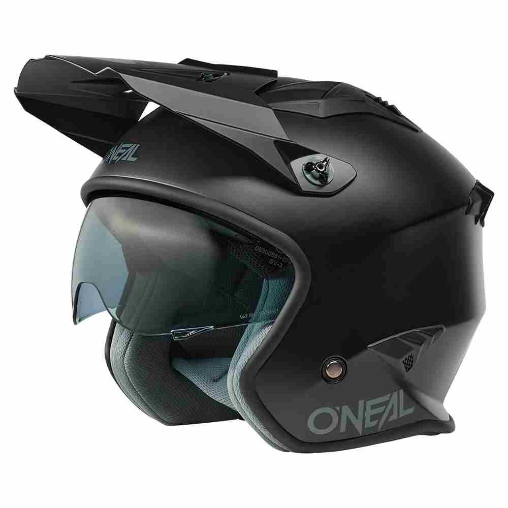 ONEAL Volt Solid Trial Motorrad Helm schwarz ONEAL Volt Solid Trial Motorrad Helm schwarz