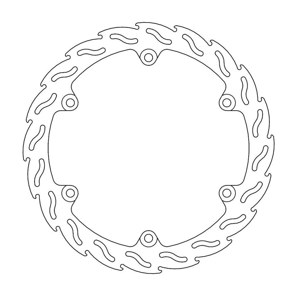 MOTO-MASTER Bremsscheibe Flame vorne RIGHT MOTO-MASTER Bremsscheibe Flame vorne RIGHT