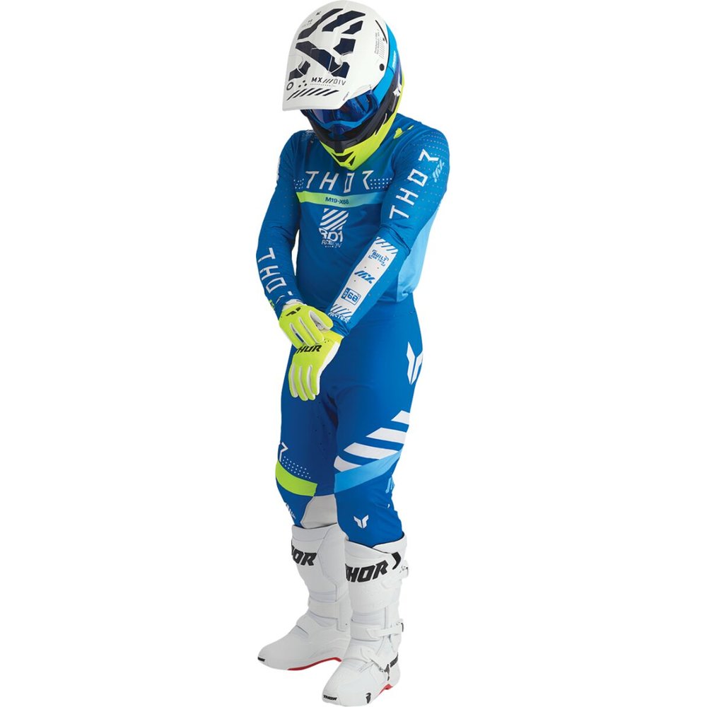 THOR Sportmode Synth Motocross Hose blau