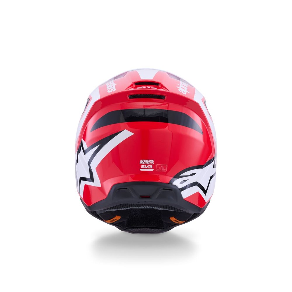 ALPINESTARS Supertech M3 Heat Motocross Helm rot/weiss/schwarz ALPINESTARS Supertech M3 Heat Motocross Helm rot/weiss/schwarz