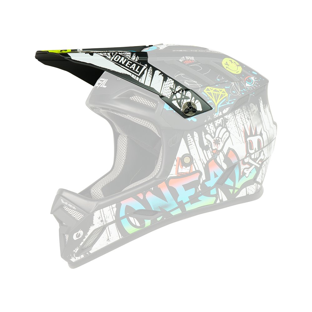 ONEAL Visor Backflip MTB Helm Rancid schwarz ONEAL Visor Backflip MTB Helm Rancid schwarz