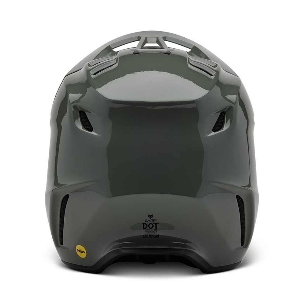 FOX V3 RS CARBON SOLID Motocross Helm Dark Stone