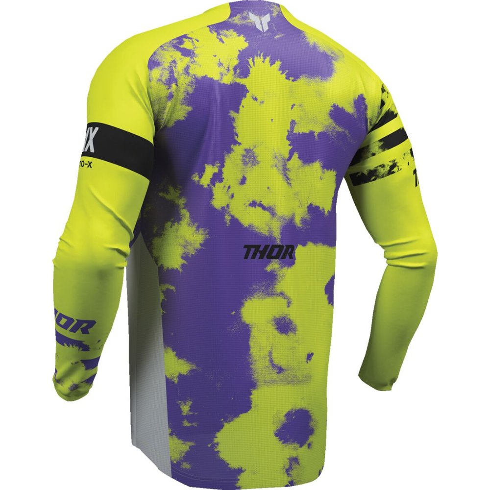 THOR Launchmode Bleach Youth Kinder Jersey grau/acid neon gelb THOR Launchmode Bleach Youth Kinder Jersey grau/acid neon gelb