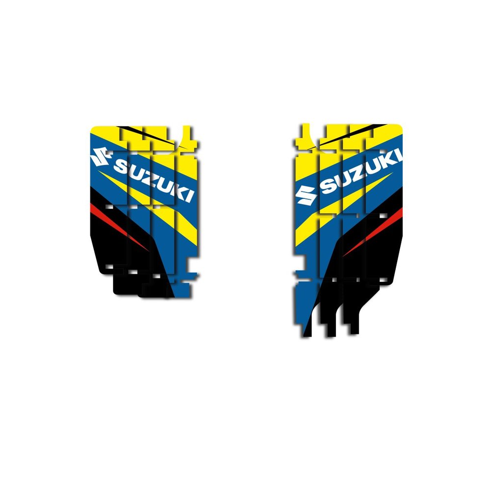 BLACKBIRD RACING Replica Kühlerschutz-Dekorsatz Aufkleber Suzuki RMZ