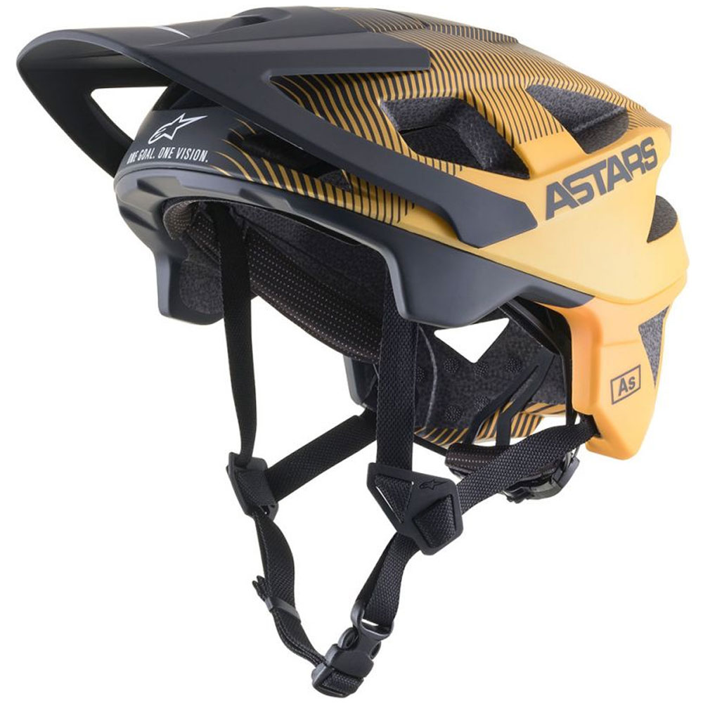 ALPINESTARS Vector Pro A2 MTB Helm schwarz tang ALPINESTARS Vector Pro A2 MTB Helm schwarz tang