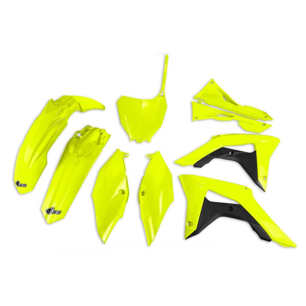 UFO Komplettes Karosserie-Kit Plastikteile mit Luftfilterabdeckung Honda CRF450 17 gelb