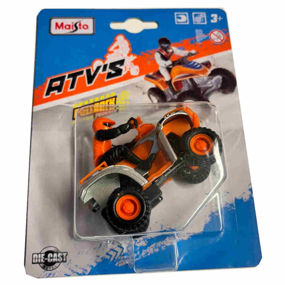 MAISTO ATV Pullback Quad orange grau