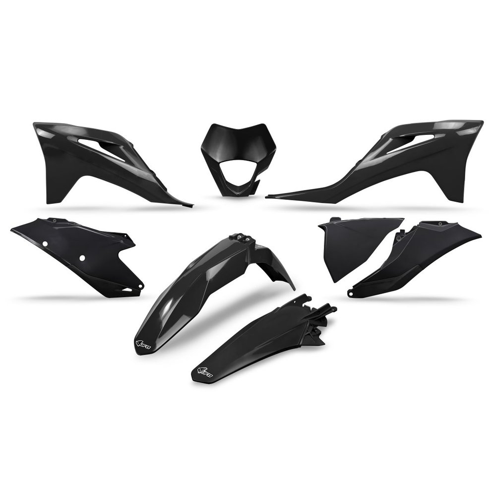 UFO Komplettes Karosserie-Kit Plastikteile Gas Gas 21 Enduro schwarz
