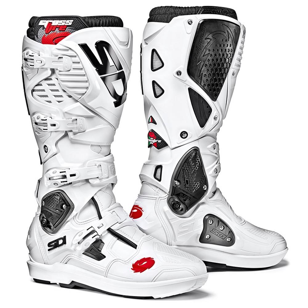 SIDI Crossfire 3 SRS Motocross Stiefel weiss