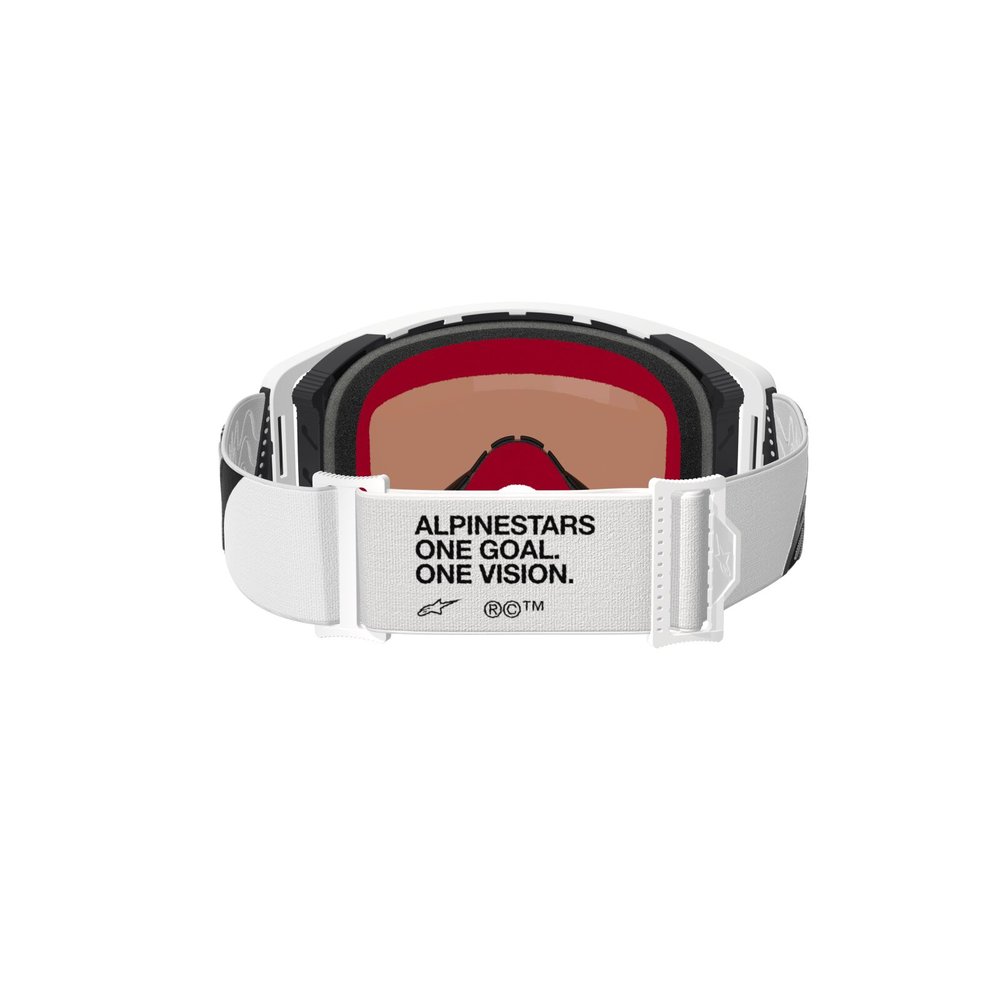 ALPINESTARS Supertech Corp Absolute Vision Brille weiss silber verspiegelt