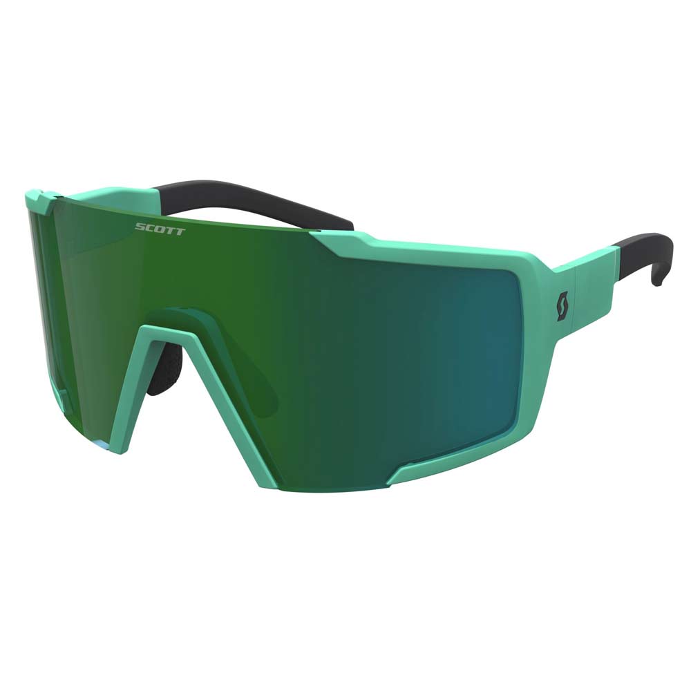 SCOTT Shield Compact Sonnenbrille soft türkis grün verspiegelt