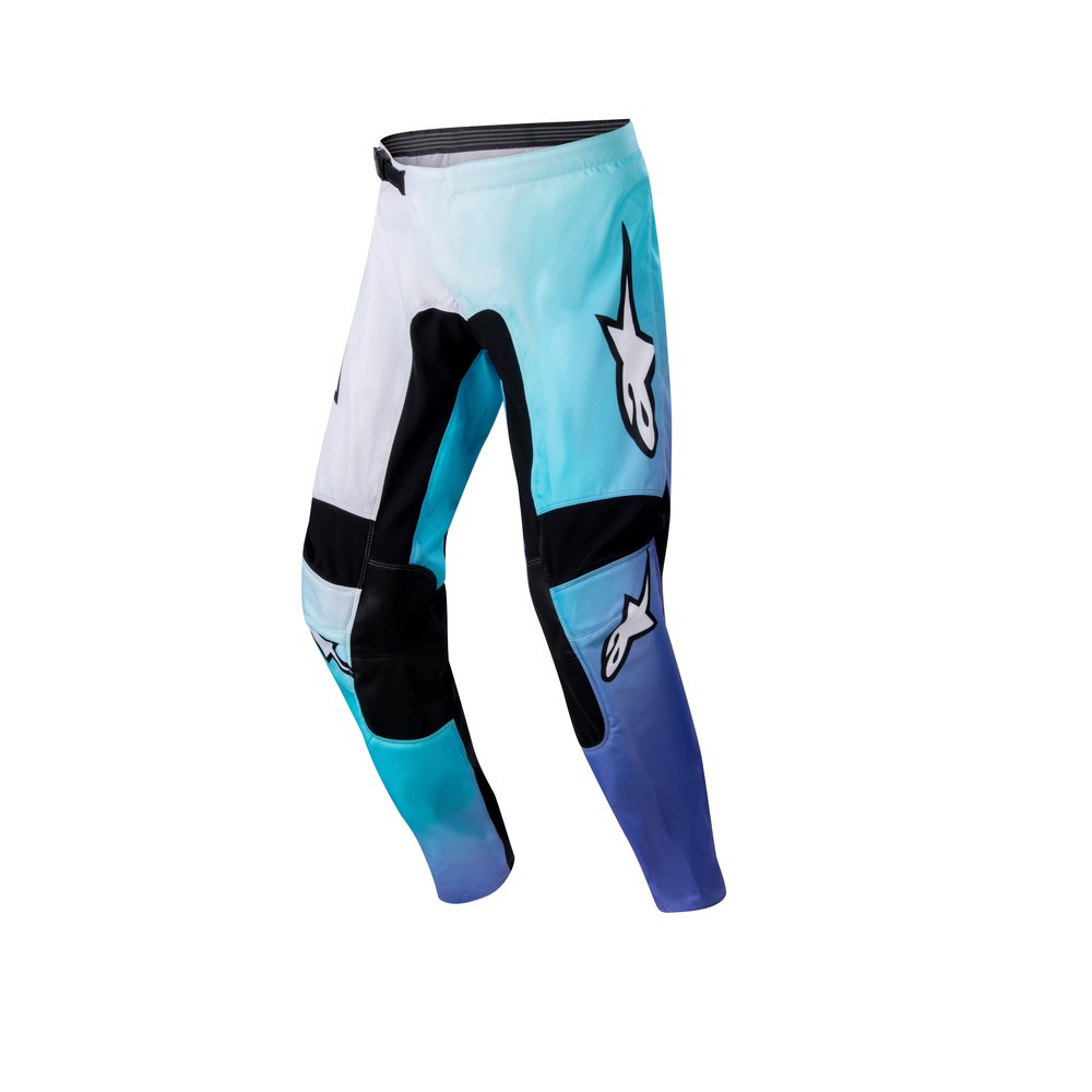 ALPINESTARS 4W Stella Fluid Frauen Motocross Hose weiss türkis