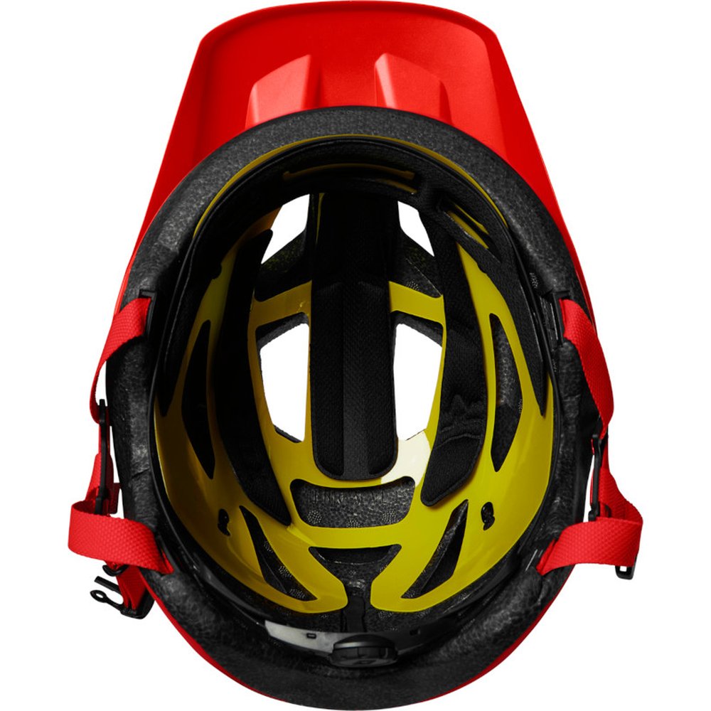 FOX MAINFRAME HELMET TRVRS MTB Helm Neon Rot
