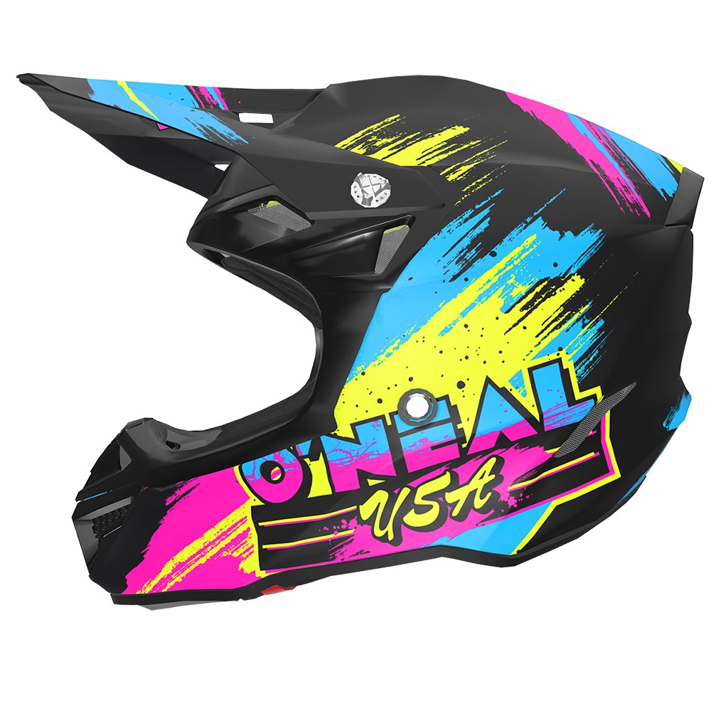 ONEAL 5SRS Polyacrylite Helm Reseda schwarz/neon
