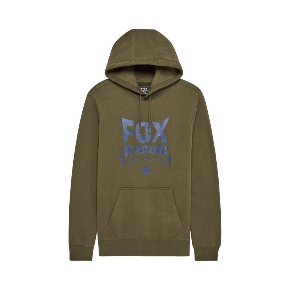 FOX BOLT FLEECE PO Hoodie Kapuzen Pullover Olive Green