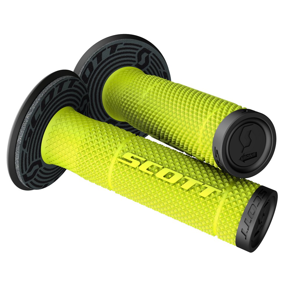 SCOTT SX II MX Griffe + Donuts schwarz neon gelb SCOTT SX II MX Griffe + Donuts schwarz neon gelb