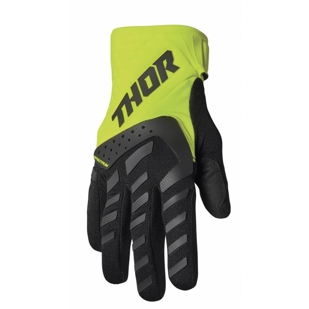 THOR Spectrum Youth Kinder Motocross Handschuhe schwarz gelb