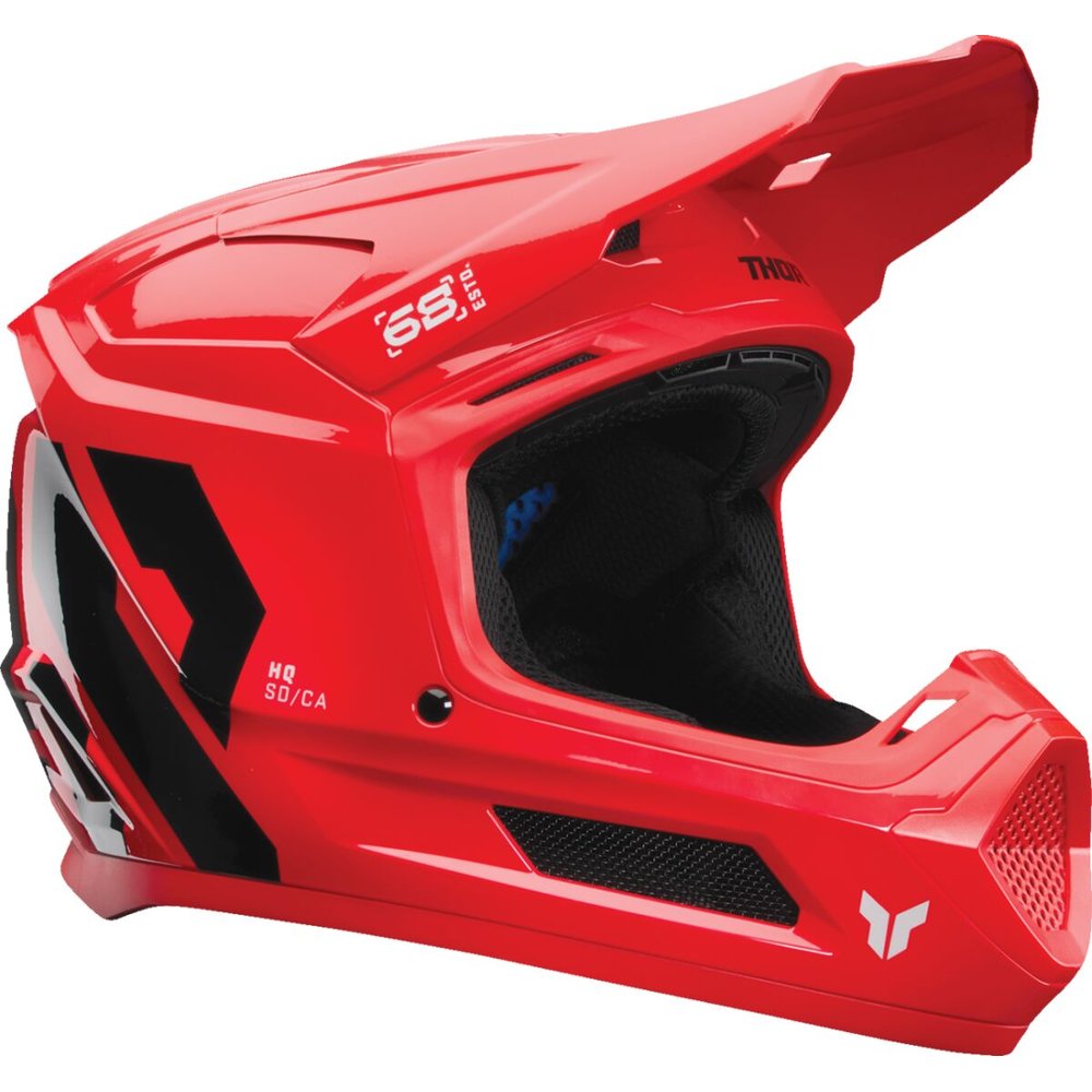 THOR Fleet Kinder Motocross Helm Forge rot
