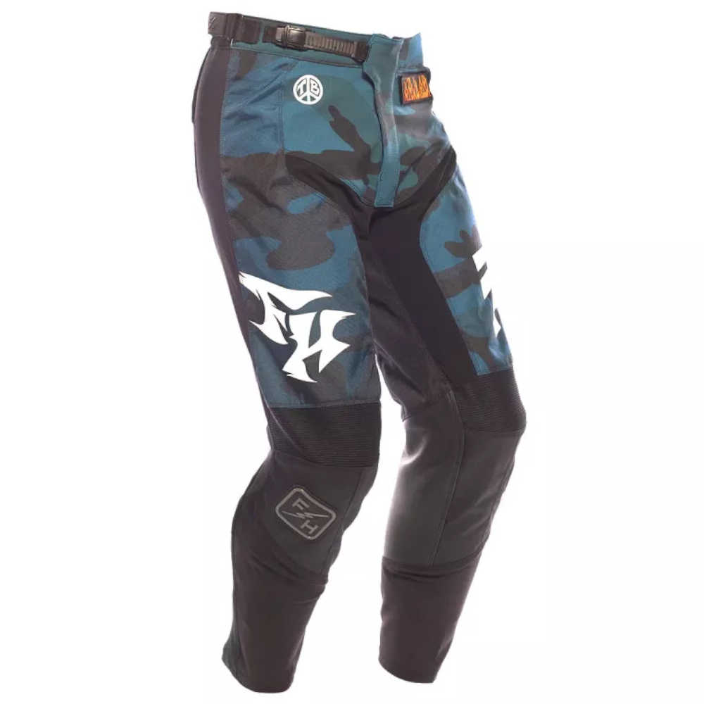 FASTHOUSE Grindhouse Bereman Motocross Hose blau camo