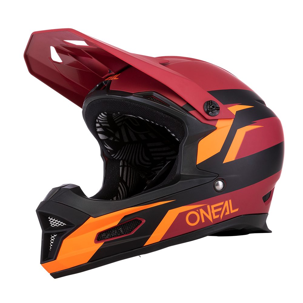 ONEAL Fury Stage MTB Helm rot orange ONEAL Fury Stage MTB Helm rot orange