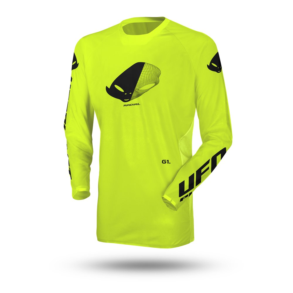 UFO Slim Radial Jersey neon gelb