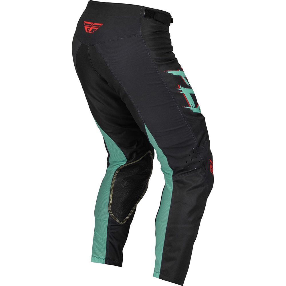 FLY Kinetic S.E. Rave Motocross Hose schwarz mint rot FLY Kinetic S.E. Rave Motocross Hose schwarz mint rot