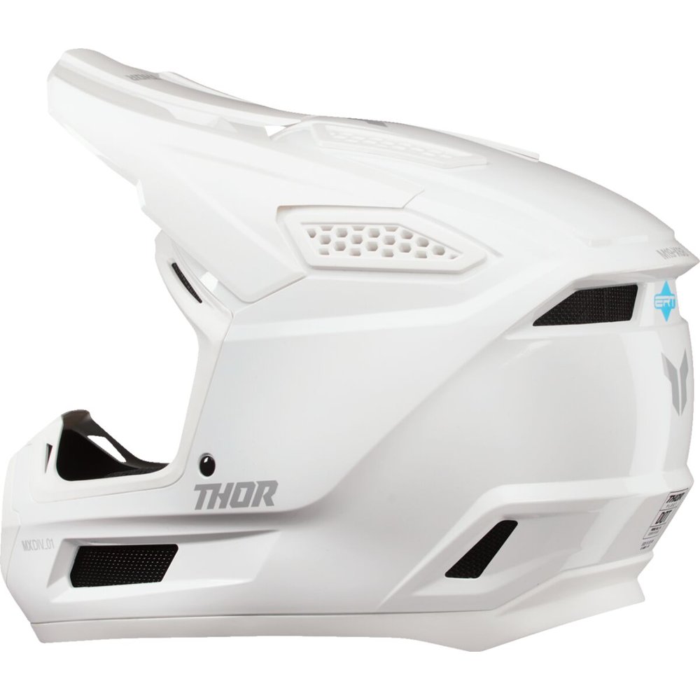 THOR Fleet Motocross Helm Whiteout weiss