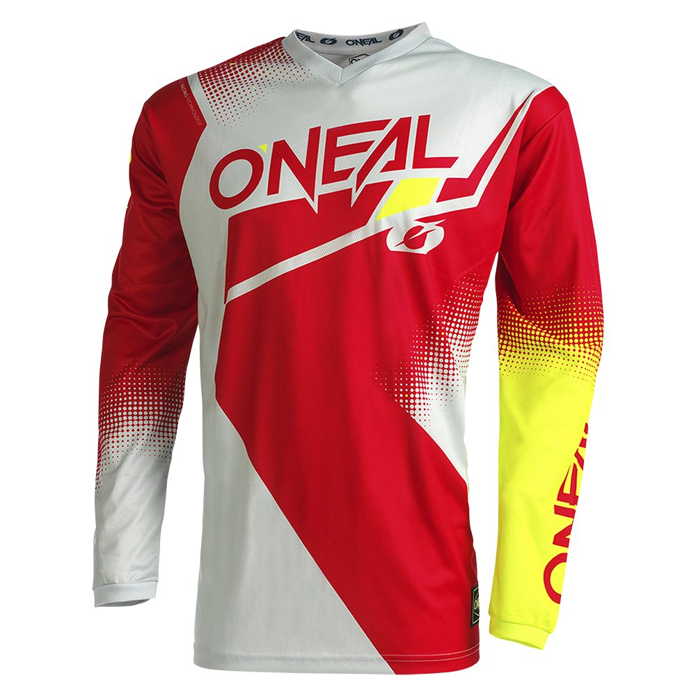 ONEAL Element Racewear V.22 MX Jersey rot grau gelb