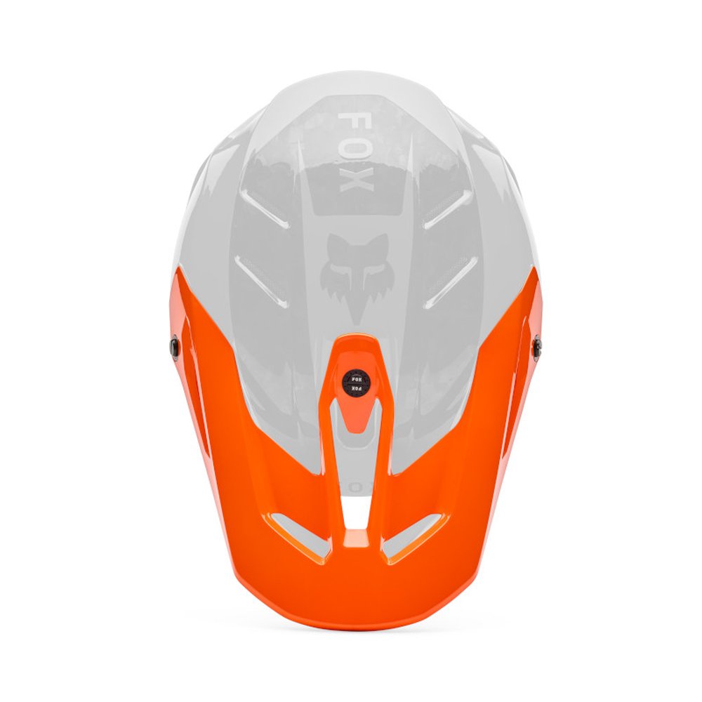 FOX V3 RS HELMET Helmschirm - FRACTURE Neon Orange