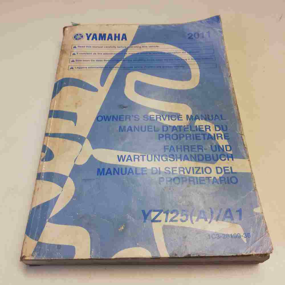 YAMAHA YZ 125 (A)/A1 2011 1C3-28199-36 Motorrad-Handbuch gebraucht