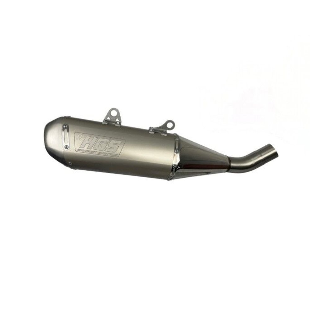 HGS XF-213-SSG Slip-On Endschalldämpfer passend für KTM SX-F 250 13-15 grau