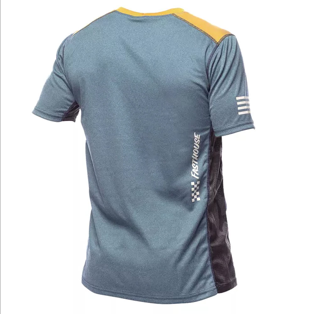 FASTHOUSE Acadia kurzärmliges MTB Jersey heather indigo