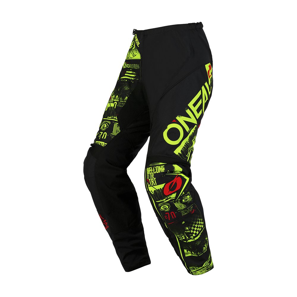 ONEAL Element Motocross Hose Attack V.23 schwarz neon gelb