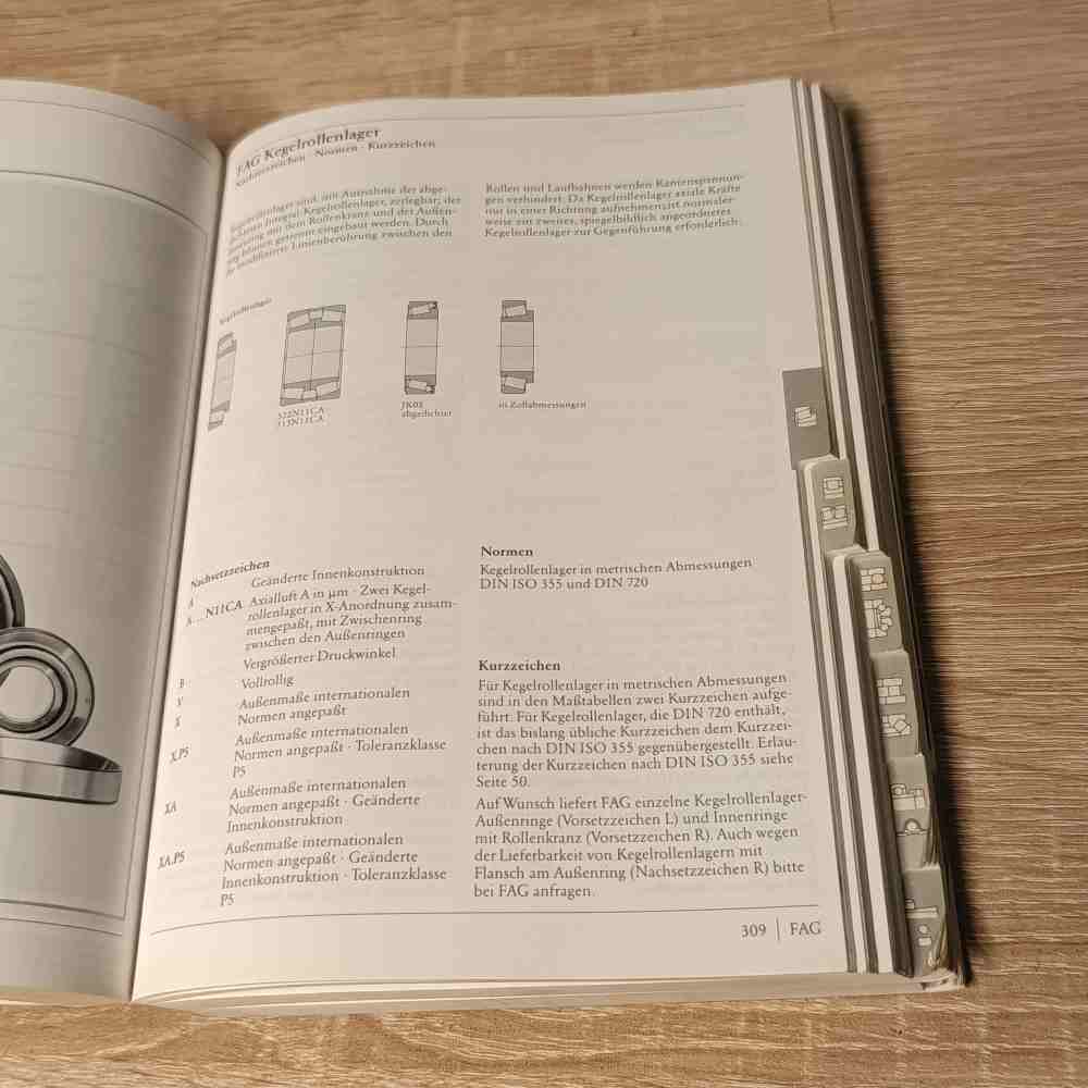 FAG Wälzlager-Standardprogramm Ausgabe 1991 WL 41 510/3 DB/66/3/91 Wälzlager-Handbuch gebraucht