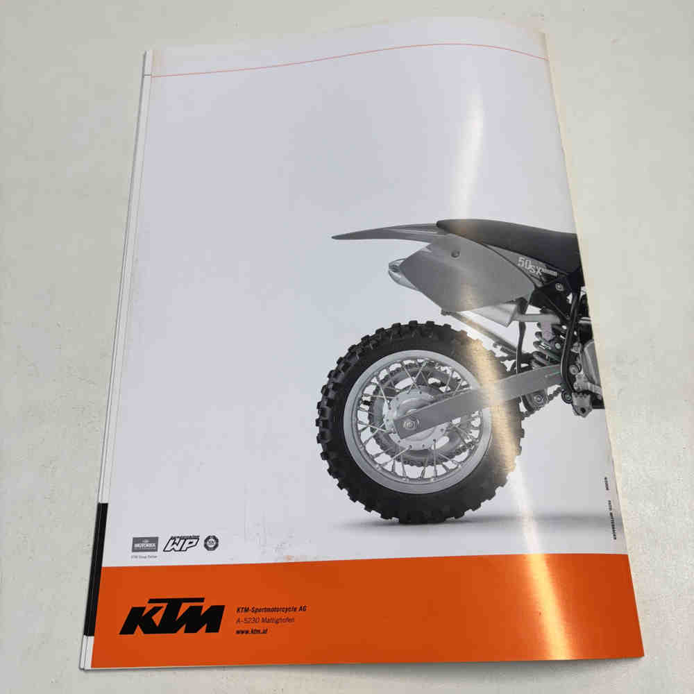 KTM 50 SX/50 SX Junior 2007 3211141es Motorrad-Handbuch gebraucht