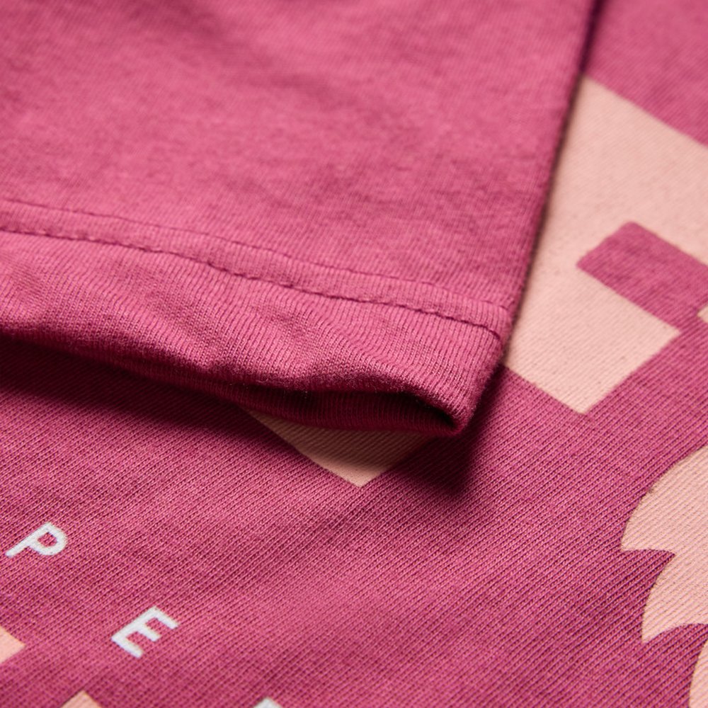 FOX W CHECKER SS BABY T-Shirt für Frauen Dark Pink