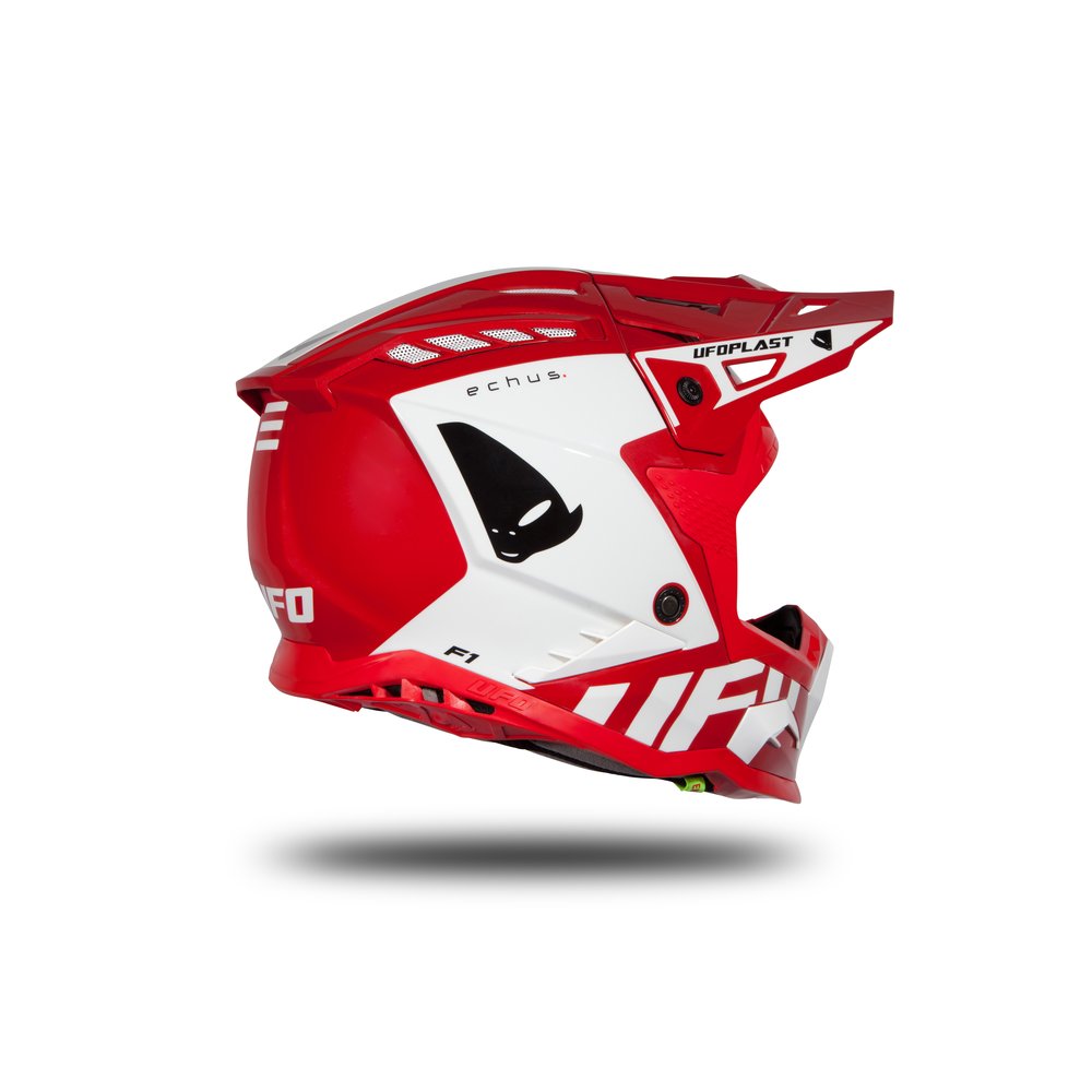 UFO Echus Motocross Helm rot weiss glossy UFO Echus Motocross Helm rot weiss glossy