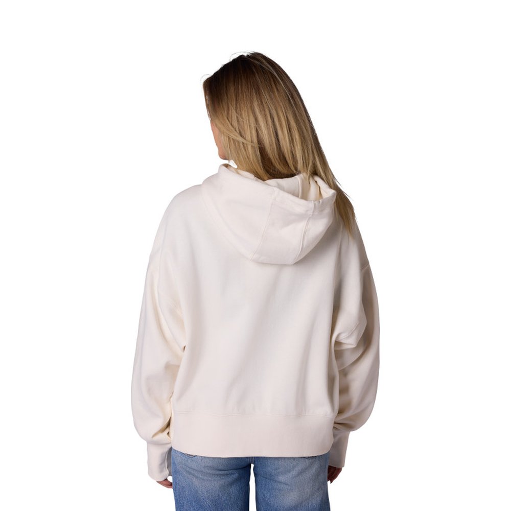 FOX W HONDA Fleece PO Hoodie Kapuzen Pullover für Frauen Off weiss