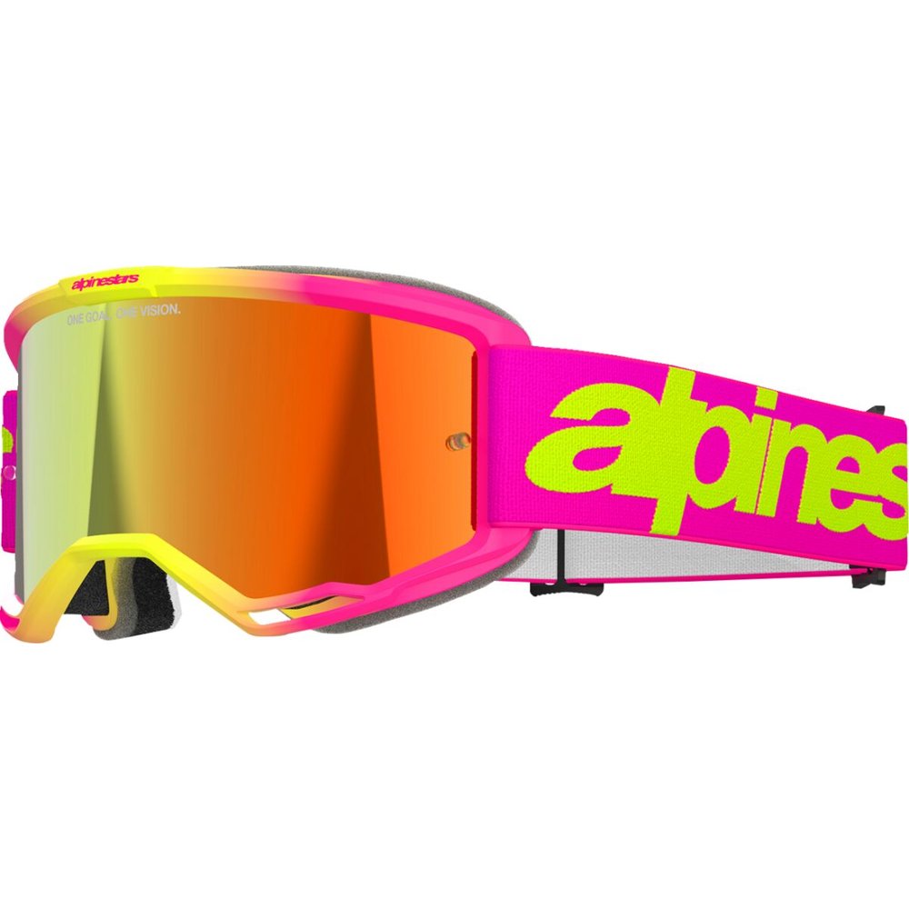 ALPINESTARS Vision 5 Worotmark Brille pink/gelb rot verspiegelt