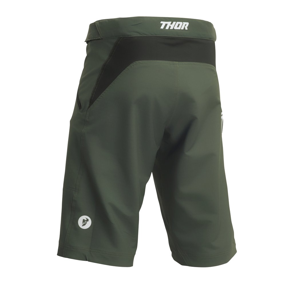 THOR Intense Shorts kurze MTB Hose forest grün