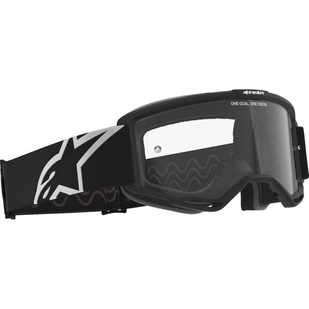 ALPINESTARS Vision OTG Brille MX Goggle schwarz/grau Clear