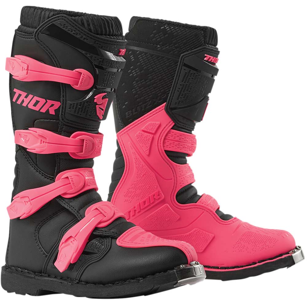 THOR Blitz XP Women Frauen Motocross Stiefel schwarz pink