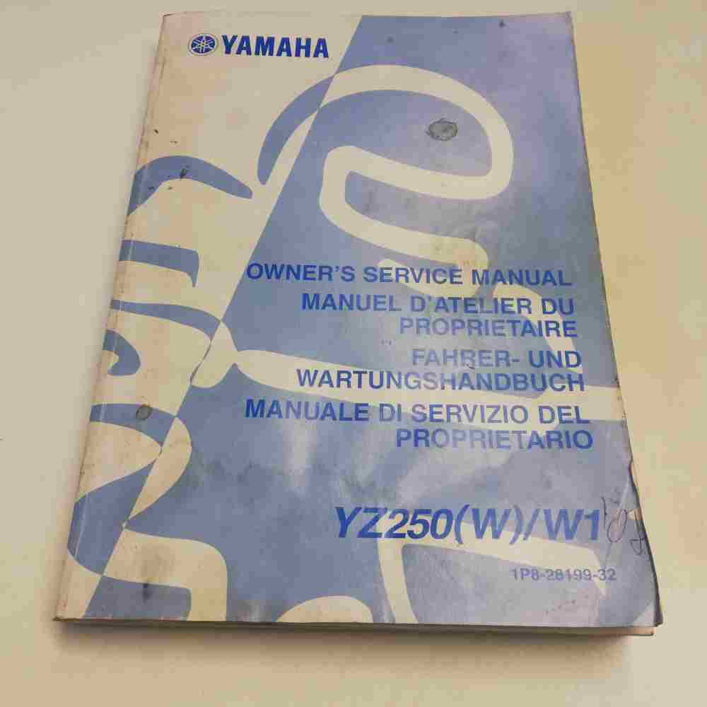 YAMAHA YZ 250 (W)/W1 2007 1P8-28199-32 Motorrad-Handbuch gebraucht